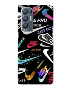 Чехол для OPPO Reno5 Pro Plus (5G) с картинкой «Nike — роскошь»