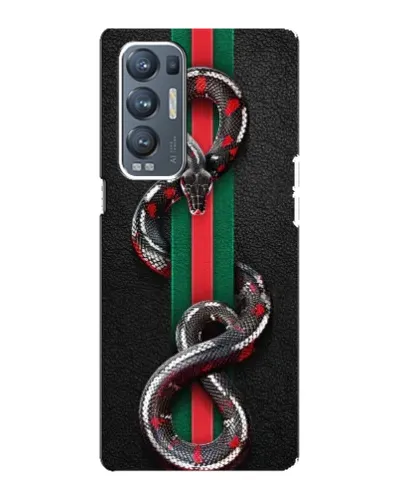 Чохол для OPPO Reno5 Pro Plus (5G) з картинкою «Gucci — змія на смузі» Чохол для OPPO Reno5 Pro Plus (5G) з картинкою «Gucci — змія на смузі»