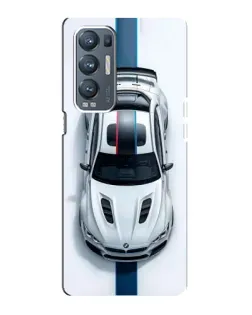 Чехол для OPPO Reno5 Pro Plus (5G) с картинкой «Вид сверху — BMW M»