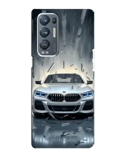 Чехол для OPPO Reno5 Pro Plus (5G) с картинкой «BMW в свете фар»