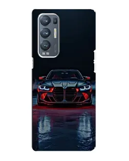 Чехол для OPPO Reno5 Pro Plus (5G) с картинкой «BMW на мокрой дороге»