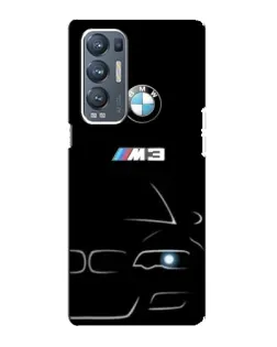 Чехол для OPPO Reno5 Pro Plus (5G) с картинкой «Минималистичный принт BMW M3»