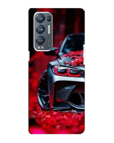 Чехол для OPPO Reno5 Pro Plus (5G) с картинкой «Спортивная BMW и цветы» Чехол для OPPO Reno5 Pro Plus (5G) с картинкой «Спортивная BMW и цветы»