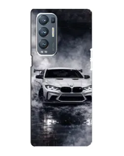 Чехол для OPPO Reno5 Pro Plus (5G) с картинкой «BMW сквозь туман»
