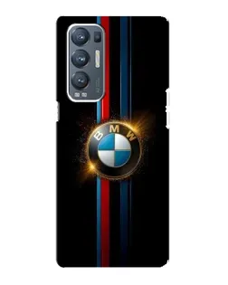 Чехол для OPPO Reno5 Pro Plus (5G) с картинкой «BMW M-Power неон»