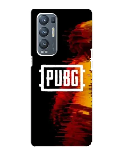 Чехол для OPPO Reno5 Pro Plus (5G) с картинкой «Яркий логотип PUBG»