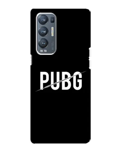 Чехол для OPPO Reno5 Pro Plus (5G) с картинкой «PUBG — белый логотип»