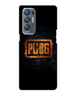 Чехол для OPPO Reno5 Pro Plus (5G) с картинкой «PUBG — золотой логотип»