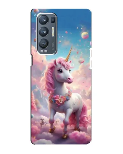 Чехол для OPPO Reno5 Pro Plus (5G) с картинкой «Единорог среди облаков» Чехол для OPPO Reno5 Pro Plus (5G) с картинкой «Единорог среди облаков»