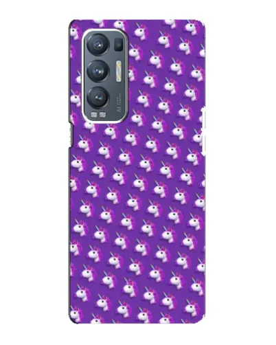 Чехол для OPPO Reno5 Pro Plus (5G) с картинкой «Единороги на фиолетовом» Чехол для OPPO Reno5 Pro Plus (5G) с картинкой «Единороги на фиолетовом»