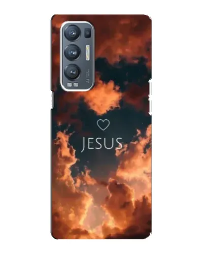 Чехол для OPPO Reno5 Pro Plus (5G) с картинкой «Сияние Имени Jesus»