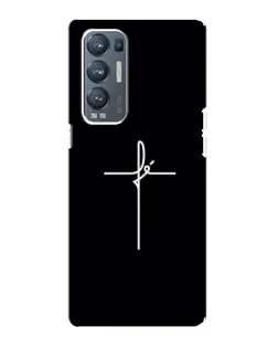 Чехол для OPPO Reno5 Pro Plus (5G) с картинкой «Тонкий крест»