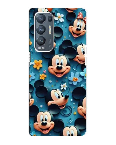 Чехол для OPPO Reno5 Pro Plus (5G) с картинкой «Паттерн Микки и Минни» Чехол для OPPO Reno5 Pro Plus (5G) с картинкой «Паттерн Микки и Минни»