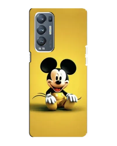 Чехол для OPPO Reno5 Pro Plus (5G) с картинкой «Микки на желтом» Чехол для OPPO Reno5 Pro Plus (5G) с картинкой «Микки на желтом»