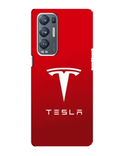 Чехол для OPPO Reno5 Pro Plus (5G) с картинкой «Tesla Red Classic»