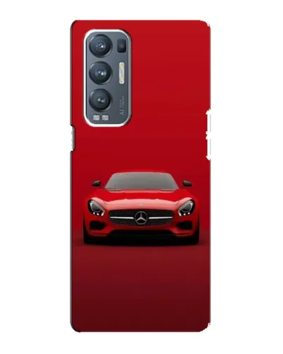 Чехол для OPPO Reno5 Pro Plus (5G) с картинкой «Красный Mercedes AMG»