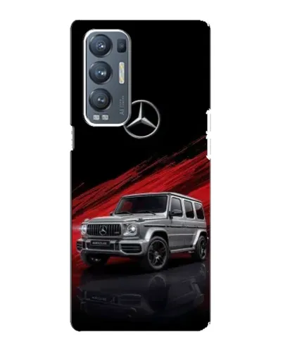 Чехол для OPPO Reno5 Pro Plus (5G) с картинкой «Mercedes G-Class красный»