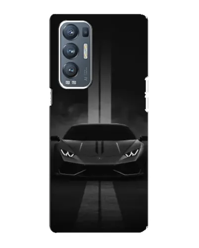 Чехол для OPPO Reno5 Pro Plus (5G) с картинкой «Lamborghini симметрия дорог»