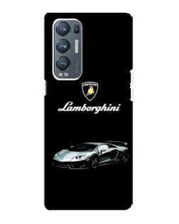Чехол для OPPO Reno5 Pro Plus (5G) с картинкой «Логотип Lamborghini классика»