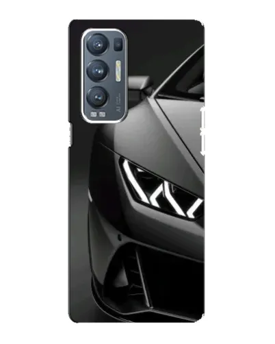 Чехол для OPPO Reno5 Pro Plus (5G) с картинкой «Lamborghini фары детализация»