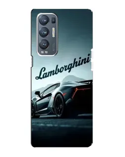 Чехол для OPPO Reno5 Pro Plus (5G) с картинкой «Классическая надпись Lamborghini»
