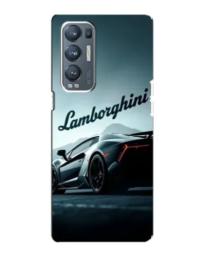 Чехол для OPPO Reno5 Pro Plus (5G) с картинкой «Классическая надпись Lamborghini»