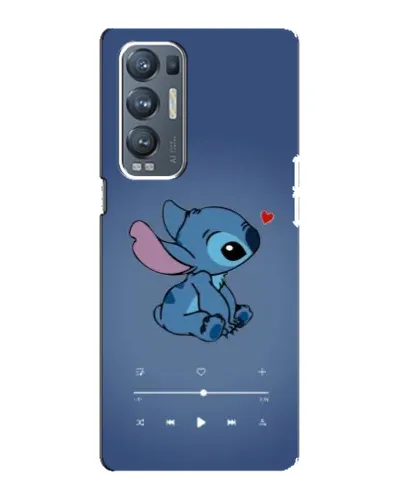 Чехол для OPPO Reno5 Pro Plus (5G) с картинкой «Музыкальный Stitch»