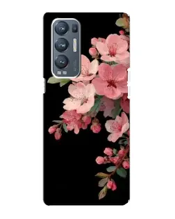 Чехол для OPPO Reno5 Pro Plus (5G) с картинкой «Розовая ветка сакуры»
