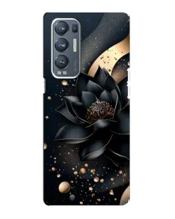 Чехол для OPPO Reno5 Pro Plus (5G) с картинкой «Черный лотос»
