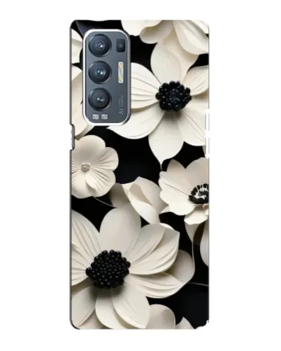 Чехол для OPPO Reno5 Pro Plus (5G) с картинкой «Объемные белые цветы» Чехол для OPPO Reno5 Pro Plus (5G) с картинкой «Объемные белые цветы»