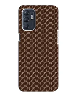 Чохол для OPPO Reno6 4G з картинкою «Gucci — шоколадна сітка»