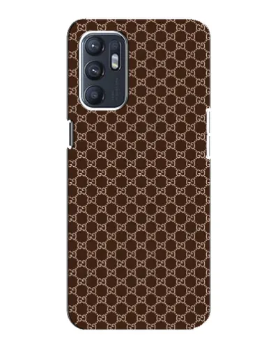 Чохол для OPPO Reno6 4G з картинкою «Gucci — шоколадна сітка» Чохол для OPPO Reno6 4G з картинкою «Gucci — шоколадна сітка»