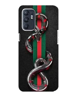 Чохол для OPPO Reno6 4G з картинкою «Gucci — змія на смузі»