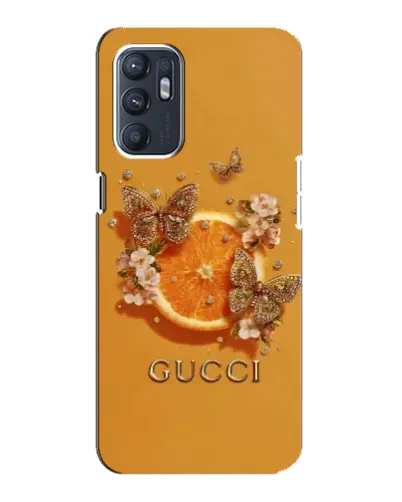 Чохол для OPPO Reno6 4G з картинкою «Gucci — золоті метелики» Чохол для OPPO Reno6 4G з картинкою «Gucci — золоті метелики»