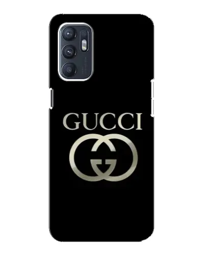 Чохол для OPPO Reno6 4G з картинкою «Gucci — золото на чорному» Чохол для OPPO Reno6 4G з картинкою «Gucci — золото на чорному»