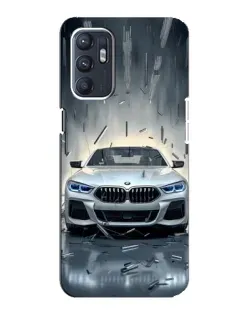 Чехол для OPPO Reno6 4G с картинкой «BMW в свете фар»