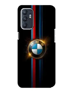 Чехол для OPPO Reno6 4G с картинкой «BMW M-Power неон»