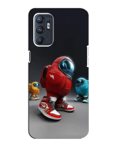 Чехол для OPPO Reno6 4G с картинкой «Among Us — 3D стиль» Чехол для OPPO Reno6 4G с картинкой «Among Us — 3D стиль»