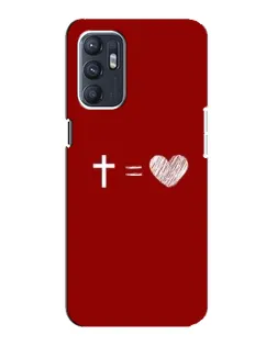 Чохол для OPPO Reno6 4G з картинкою «Рівняння любові» Чохол для OPPO Reno6 4G з картинкою «Рівняння любові»