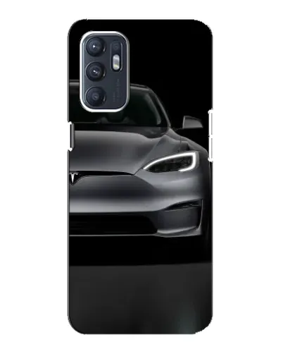 Чехол для OPPO Reno6 4G с картинкой «Tesla Model S Look» Чехол для OPPO Reno6 4G с картинкой «Tesla Model S Look»