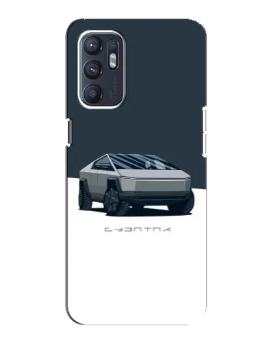 Чехол для OPPO Reno6 4G с картинкой «Серебристый Cybertruck Tesla» Чехол для OPPO Reno6 4G с картинкой «Серебристый Cybertruck Tesla»