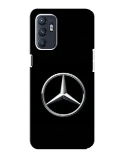 Чехол для OPPO Reno6 4G с картинкой «Mercedes классический лого»