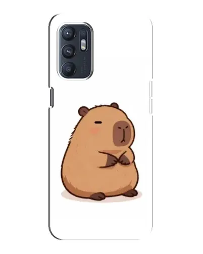 Чехол для OPPO Reno6 4G с картинкой «Толстенькая капибара» Чехол для OPPO Reno6 4G с картинкой «Толстенькая капибара»