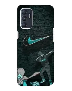 Чехол для OPPO Reno6 5G с картинкой «Спортивный арт Nike» Чехол для OPPO Reno6 5G с картинкой «Спортивный арт Nike»