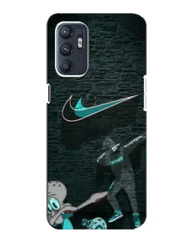 Чехол для OPPO Reno6 5G с картинкой «Спортивный арт Nike»