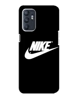 Чохол для OPPO Reno6 5G з картинкою «Мазки фарби Nike»