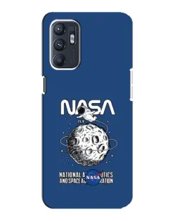 Чехол для OPPO Reno6 5G с картинкой «NASA — лунная миссия» Чехол для OPPO Reno6 5G с картинкой «NASA — лунная миссия»