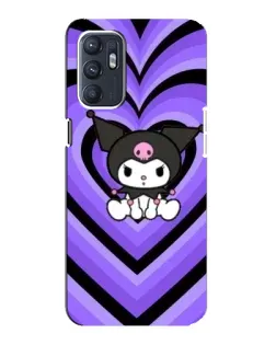 Чехол для OPPO Reno6 5G с картинкой «Kuromi и фиолетовые сердца» Чехол для OPPO Reno6 5G с картинкой «Kuromi и фиолетовые сердца»