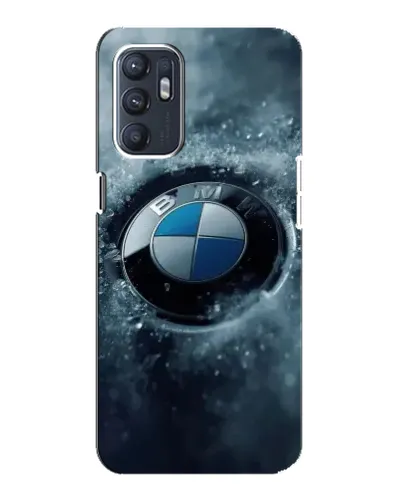 Чехол для OPPO Reno6 5G с картинкой «Логотип BMW — лед» Чехол для OPPO Reno6 5G с картинкой «Логотип BMW — лед»