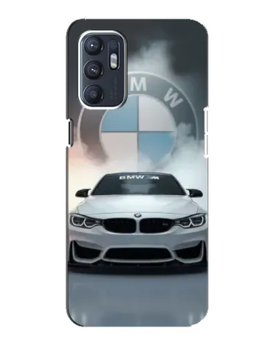 Чехол для OPPO Reno6 5G с картинкой «BMW в белом дыму» Чехол для OPPO Reno6 5G с картинкой «BMW в белом дыму»
